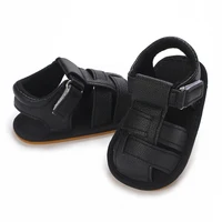 0-18M Newborn Baby Shoes Boys and Girls Summer PU Soft Rubber Sole Anti slip Baby First Step Walking Shoes Baby Sandals 6
