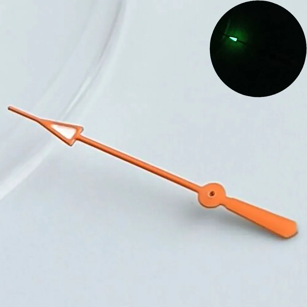 Premium Glow-in-the-Dark Watch Pointer - Blue/Green/Black Customizable Second Hand