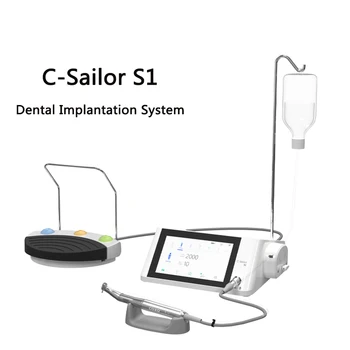 Sistemi di impianto dentale COXO C-SAILOR S1 con ampio schermo LCD touch a colori, motore dentale brushless di alta qualità!