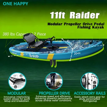 E SUP Pedal Board with Kayak Seat 1