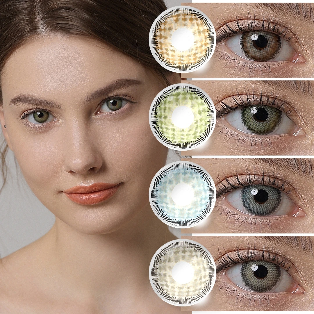 FreshGo Colored Contacts Lens Natural Color Lenses for Eyes PREMIUM
