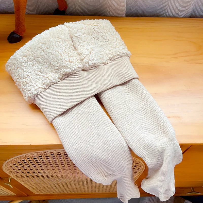 Winter Children's Plush Thickened Pantyhose Baby Cashmere Tights Warm Pantyhose for Kids Girls Pantys Toddler Stocking