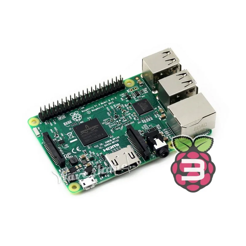 Kit di costruzione robot AlphaBot Smart Car Raspberry Pi con Raspberry Pi 3 modello B + AlphaBot + fotocamera con adattatore di alimentazione USA/UE - immagine 3
