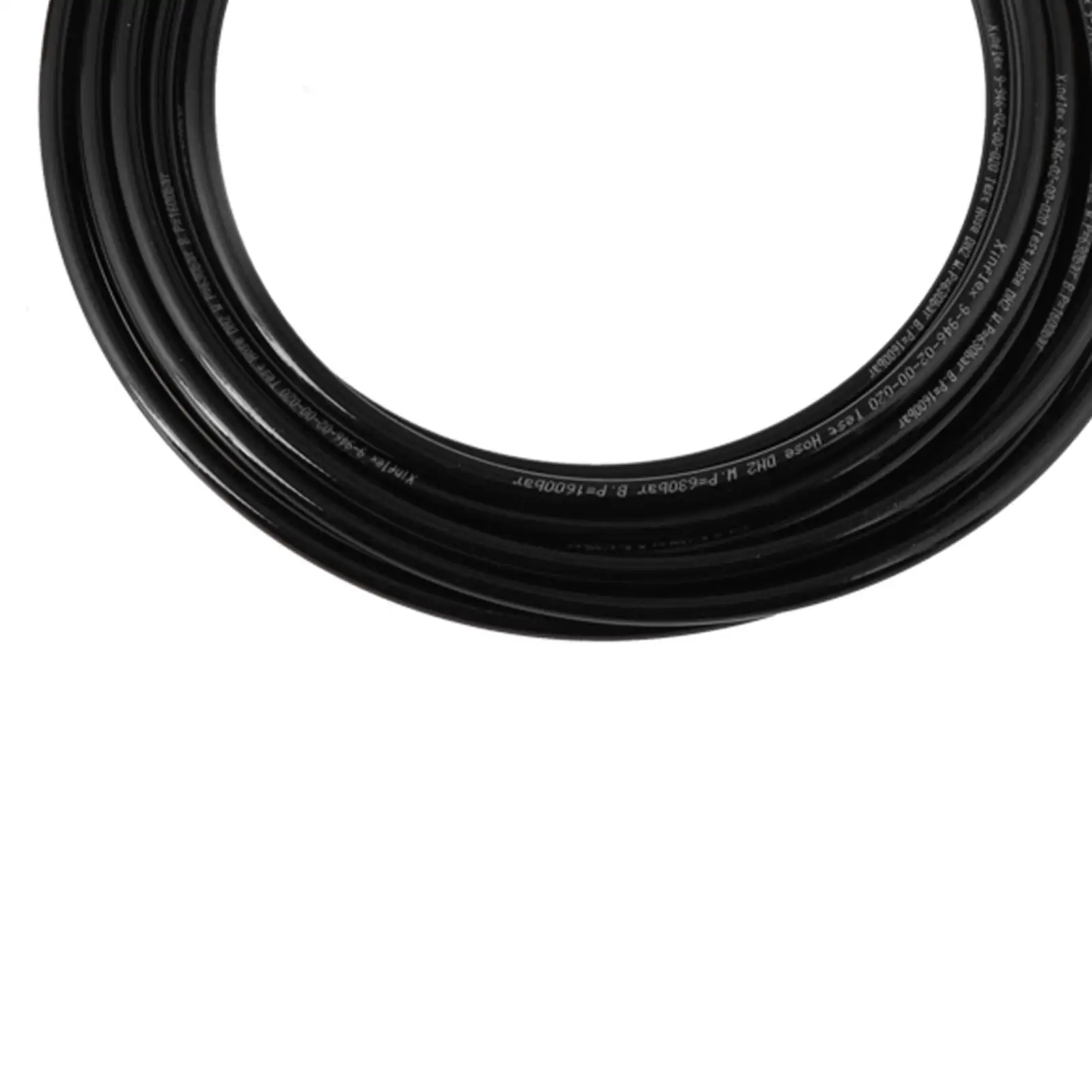 64MPa 5M Hydraulic Pressure Test Hose Female Connector Black End 16.4FT Liquid Gauge Cable