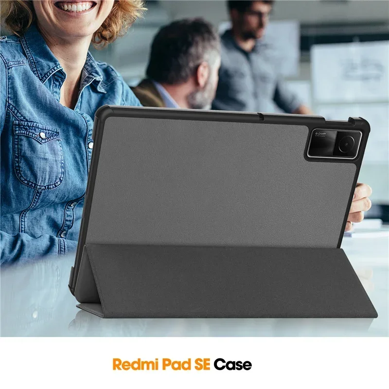 Capa Magnética Flip para Livro Inteligente Capa Xiaomi Redmi Pad se Vermelho mi Pad 11 2023 - Imagem 4