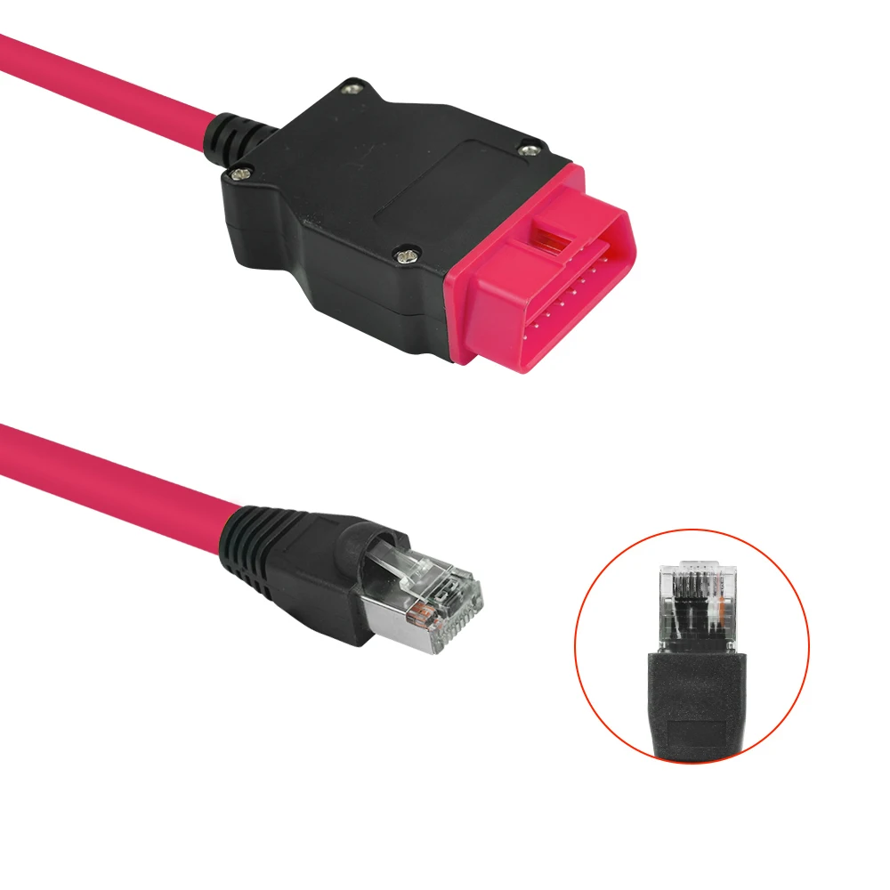 ENET Cable for BMW ICOM ENET crystal Cable for BMW Programming Hidden Data cable Tool OBD OBD2 Scanner car cluster platform test cable