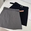 Lucyever Preppy Style A-Line Skirt for Women Summer New High Waist Black Gray Pleated Skirts Female Casual Student Mini Skirts 2