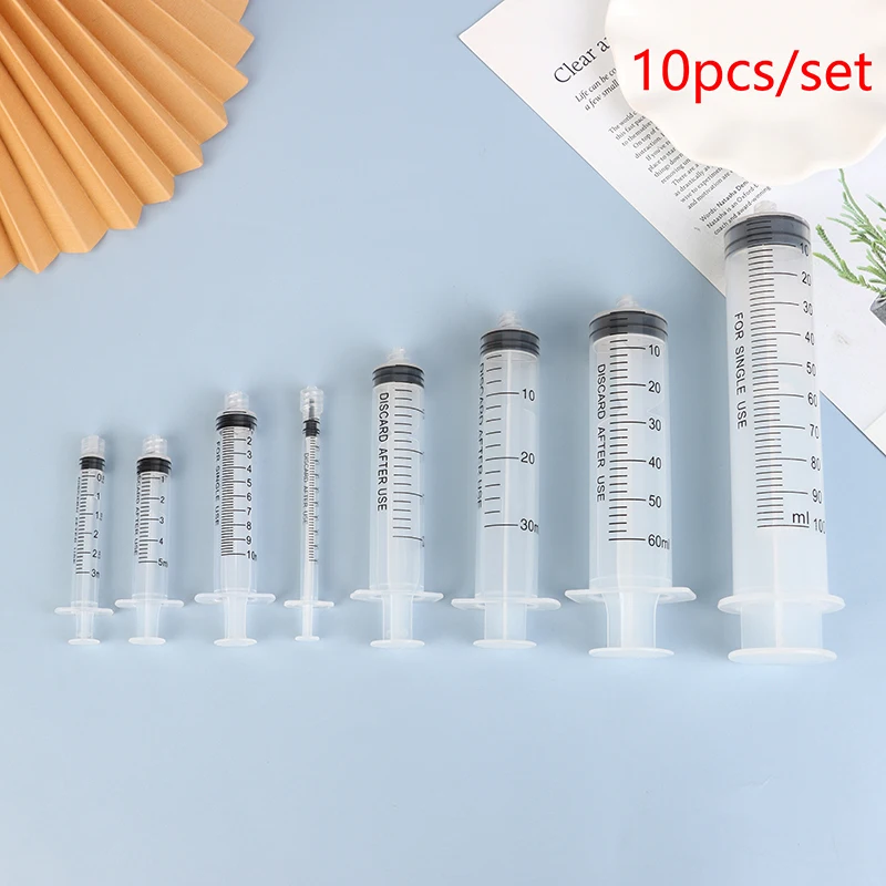 10pcs-Luer-Lock-Syringes-1-3-5ml-Plastic-Syringe-Nutrient-Syringe-Tools ...
