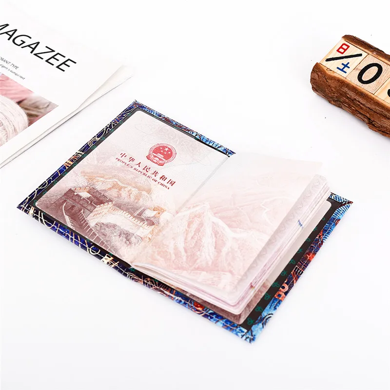 Starry Sky Travel Passport Holder - Stylish PU Leather Wallet