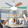 ventilador luz led de techo e27 socket fan light AC hogar home cooling cold cocina celling living room ampoule ventilateur fan 3