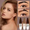 Waterproof Peel-off Eyebrow Enhancers Makeup Black Brown Eyebrow Gel Tint Lasting Brow Dye Gel Easy To Wear Natural Brow Tattoo 1