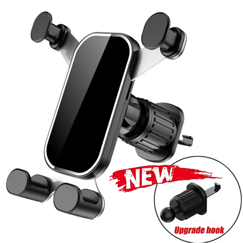 

Car Phone Holder Air Vent Both Horizontal and Vertical Moun 360 Degree Free Adjustment Gravity Phone Stand for Iphone Xiaomi
