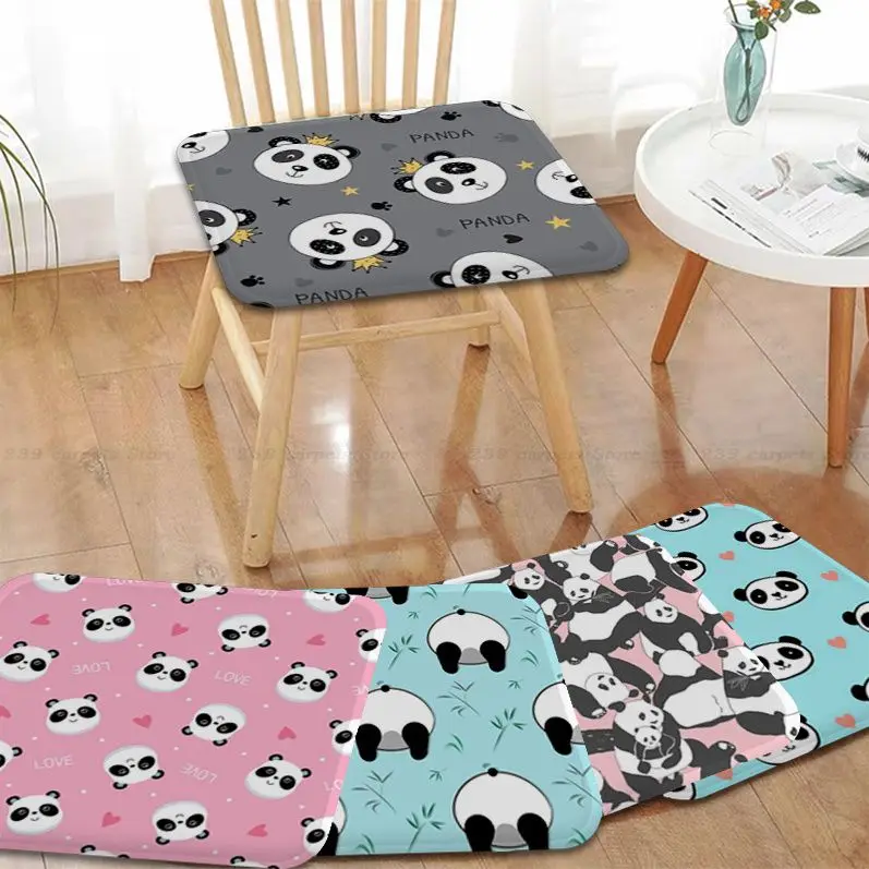 

Cute cartoon panda Cushion Mat Modern Minimalist Style Sofa Mat Dining Room Table Chair Cushions Unisex Anti-slip Cushion Pads