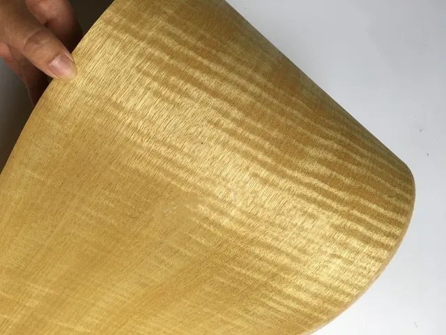 2x naturel 0.2mm or jaune placage de bois figuaré pour ruban de meubles 5
