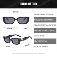 Mode Cat Eye lunettes de Soleil De Luxe V Lunettes de Soleil Pour Dames Classique Rectangle Conduite Lunettes UV400 5