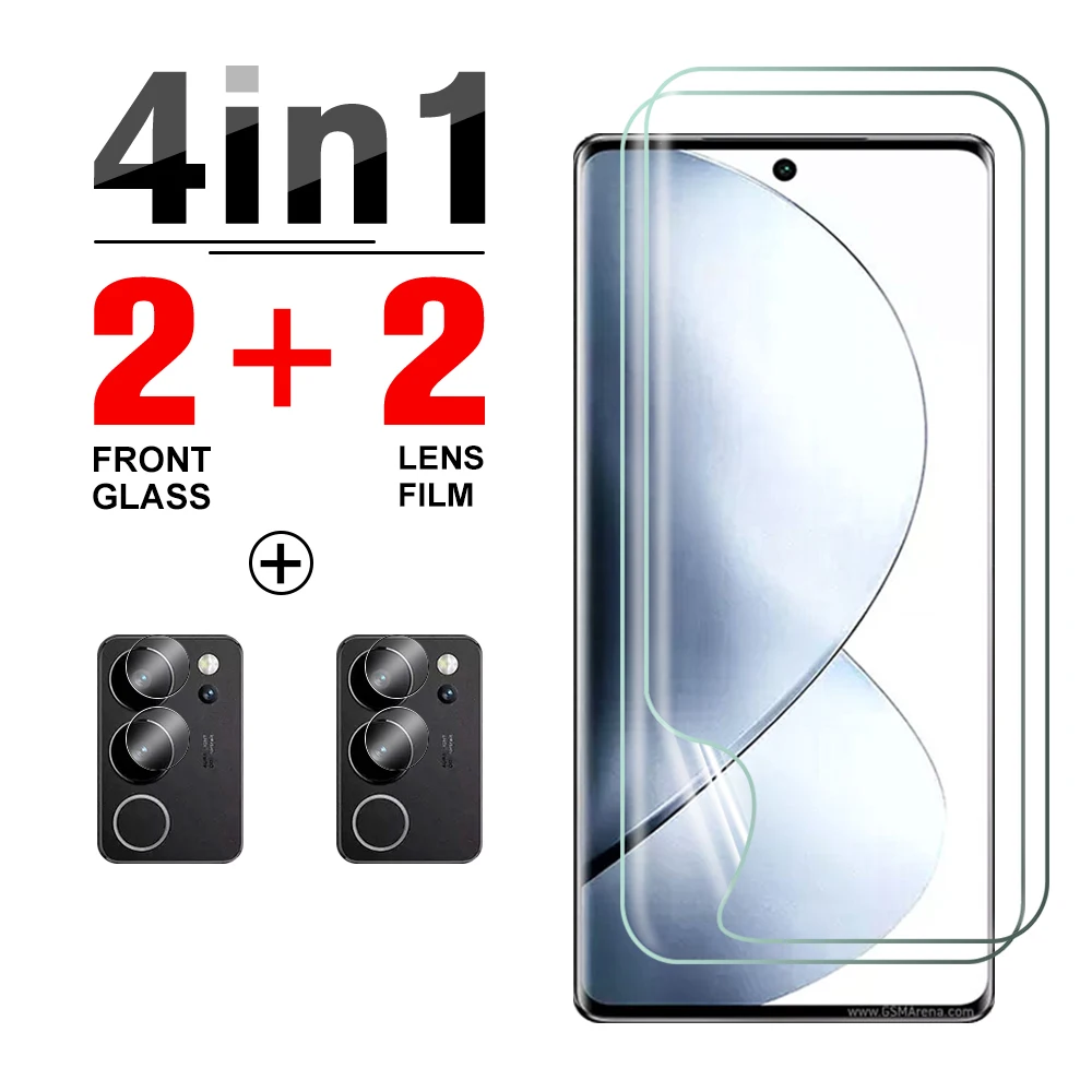 

Защитная пленка 4 в 1 для vivo V29 2023, прозрачное Защитное стекло для объектива камеры vivov29 lite V29lite V 29 V29pro, Гидрогелевая пленка 6,78 дюйма