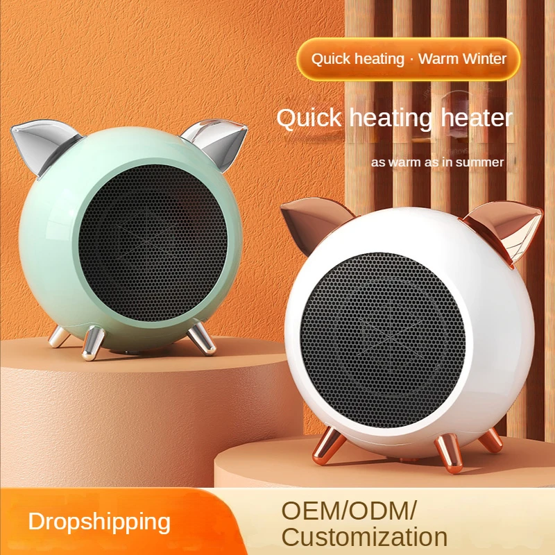 

Household Mini Electric Heater for Room Winter Warm Pig Warm Blower for Office Warmer OEM Portable Space Heater for Room Heating