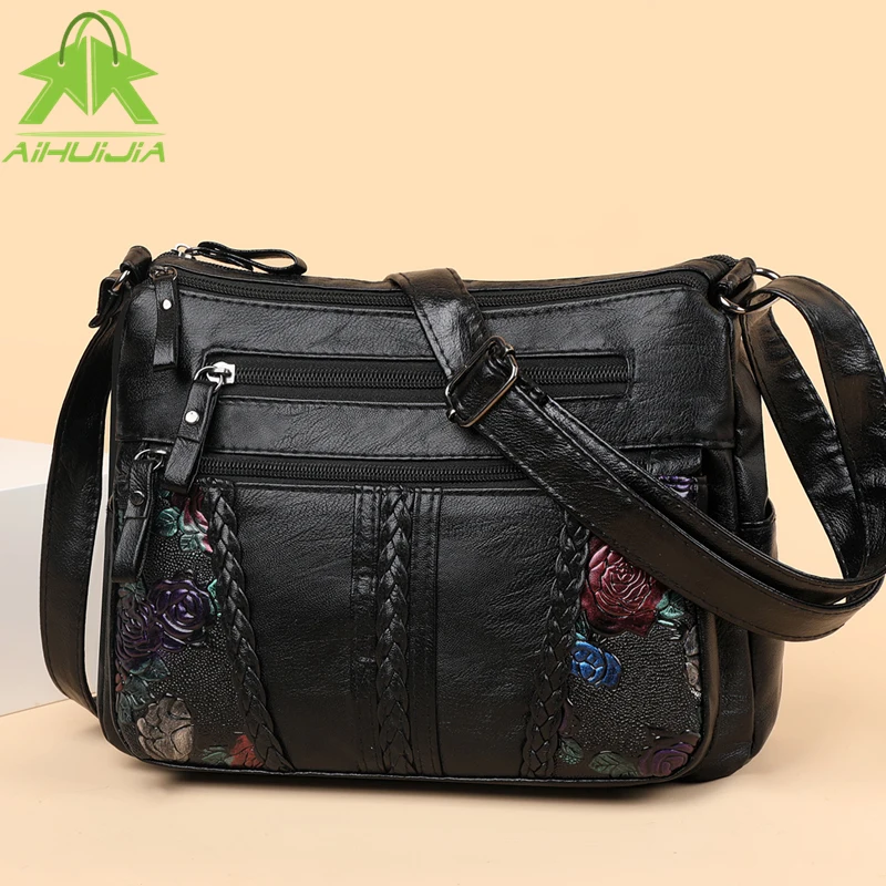 Женская винтажная сумка в стиле ретро маленькая квадратная на плечо для женщин