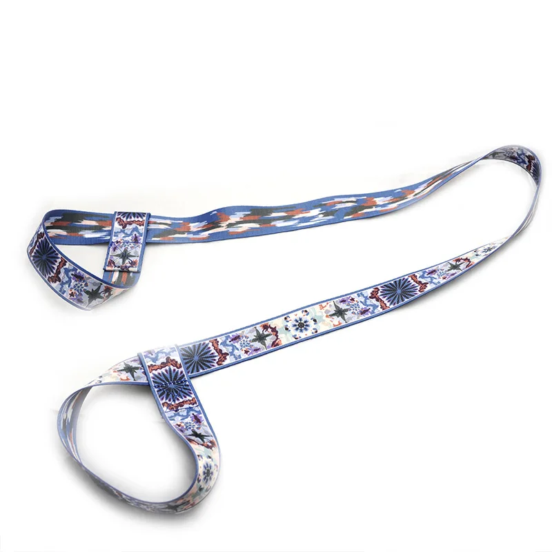 Description Picture 4 of itemYoga Mat Strap Belt Adjustable Sports Sling Shoulder Carry Strap Belt Exercise Stretch Fitness Equiment Elastic Yoga Belt