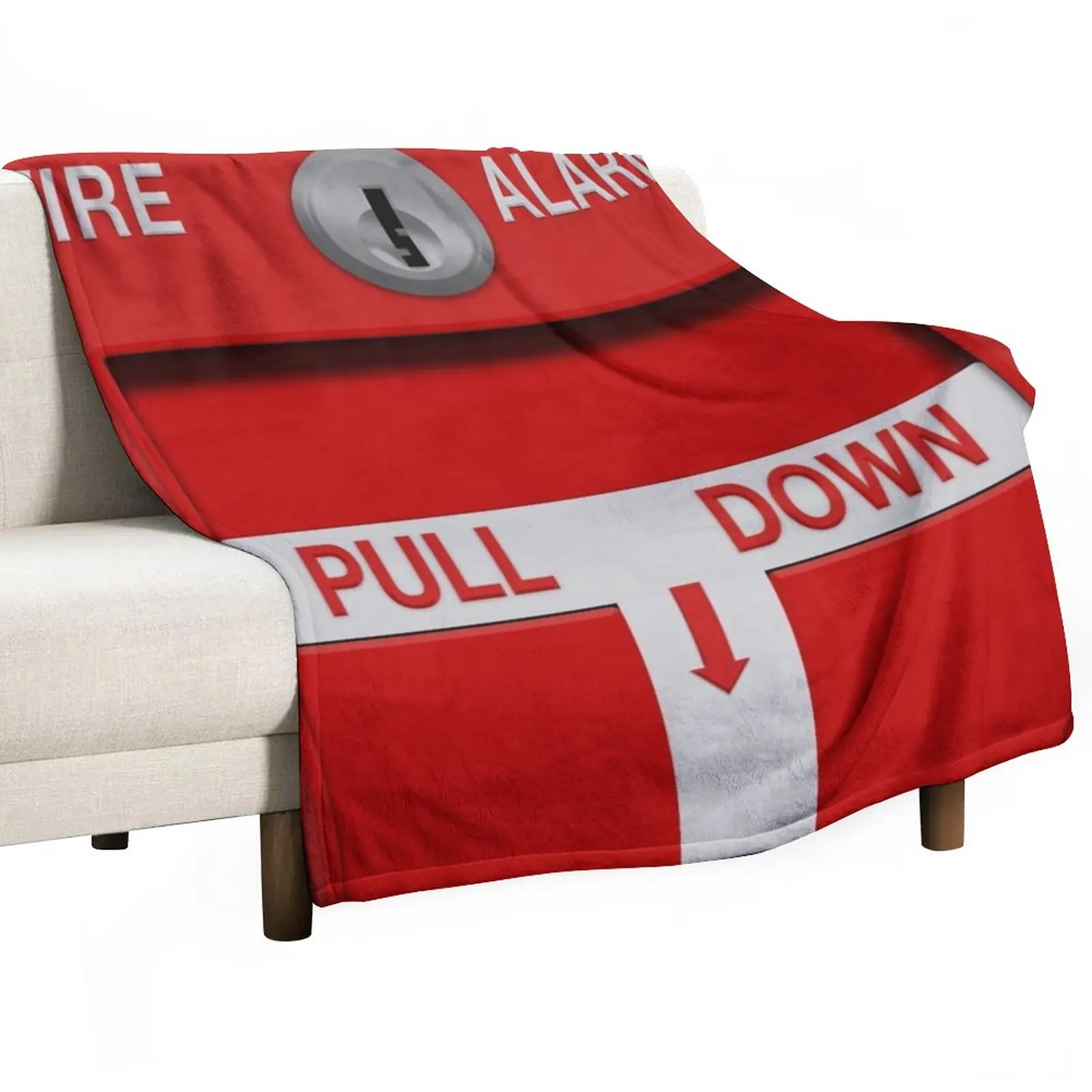 

Fire Alarm Pull Station Throw Blanket Luxury Blanket Extra Large Throw Blanket Sleeping Bag Blanket