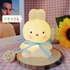 Cute Rabitt Soft Lighting Small Night Light Bedside Lamp Decoration Bedroom Atmosphere Light Girl Children GIft 4
