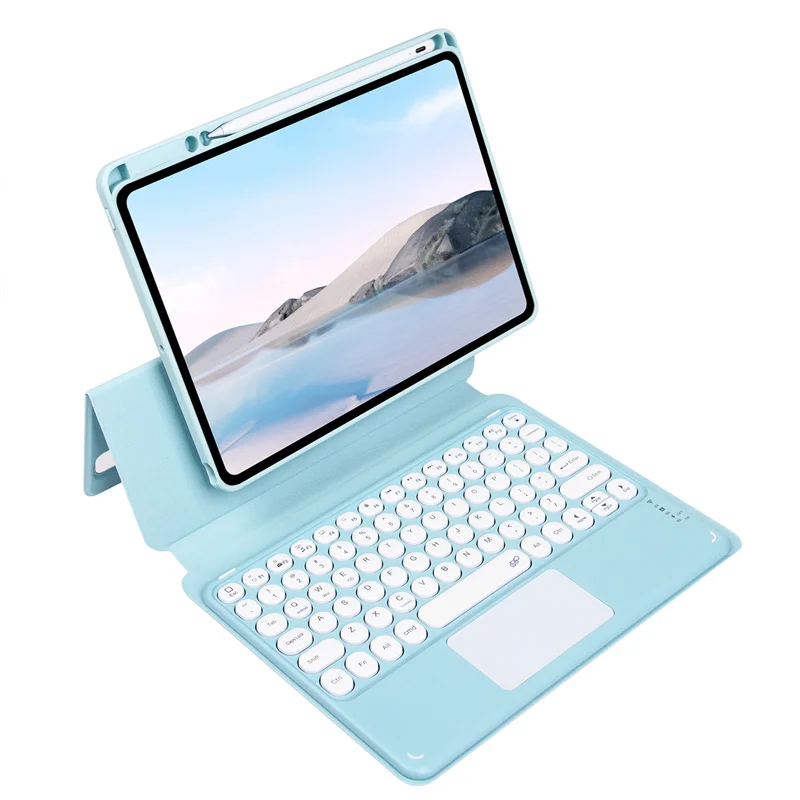 Touchpad Teclado e Mouse para Ipad Mini Capa com Suporte para Lápis Capa para Ipad Mini6 8.3 Russo Coreano Espanhol - Imagem 5