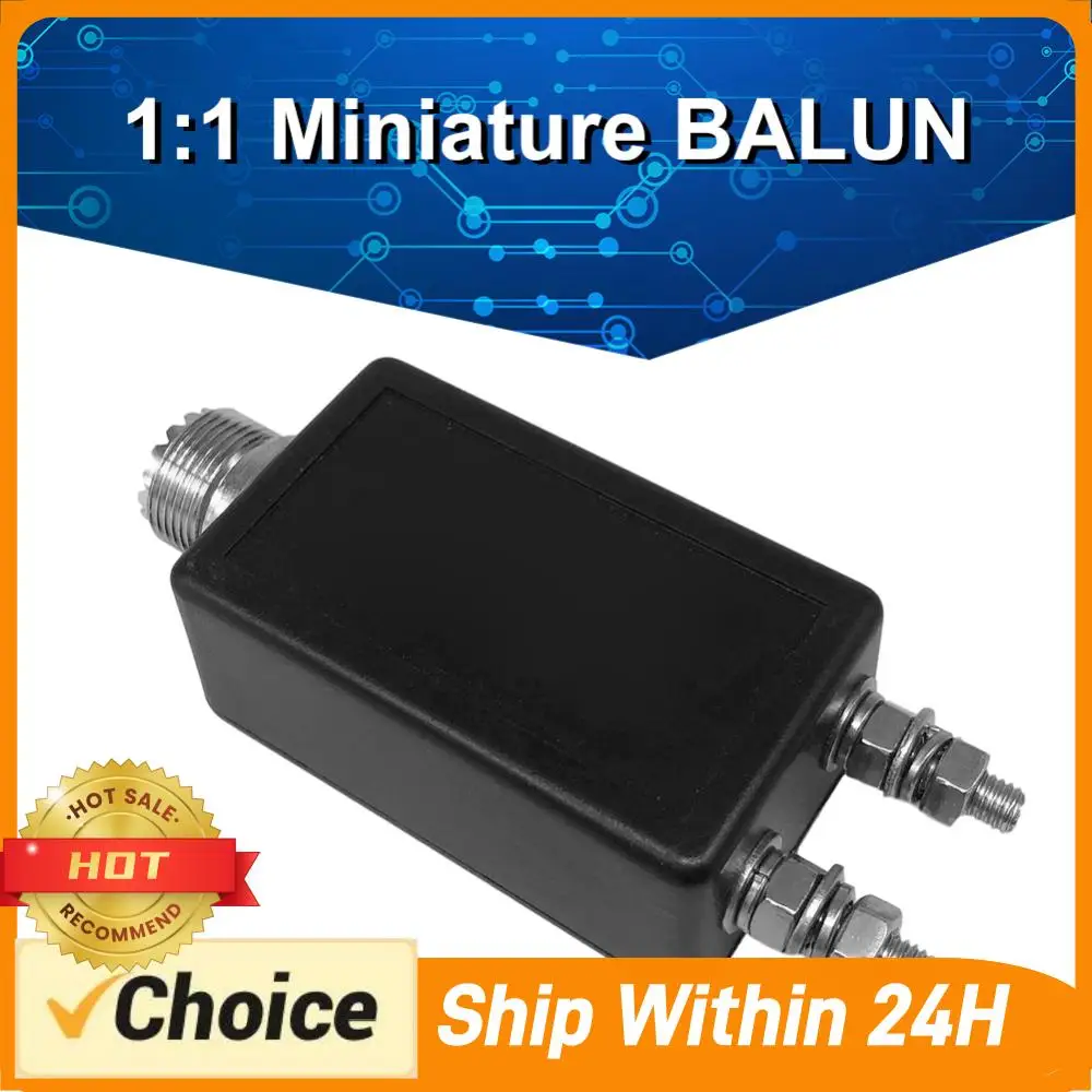 1:1 /1:9 HF 미니 발룬 100W SSB 적합한 HF 단파 안테나 전자 액세서리 발룬 3-30mhz 야외 QRP 스테이션용