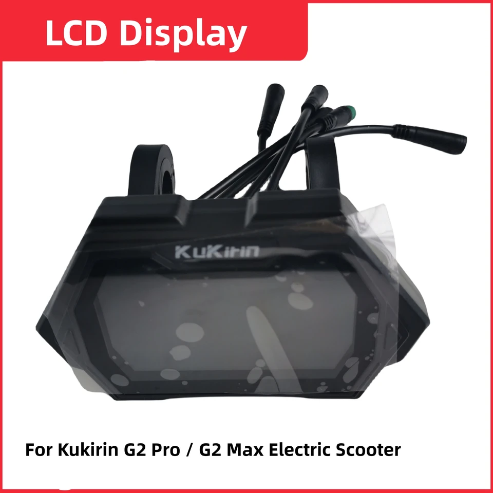 Compteur LCD Pour Trottinette électrique KUGOO/Kukirin G2 Pro/Max - Affichage Vitesse/batterie, Plastique ABS