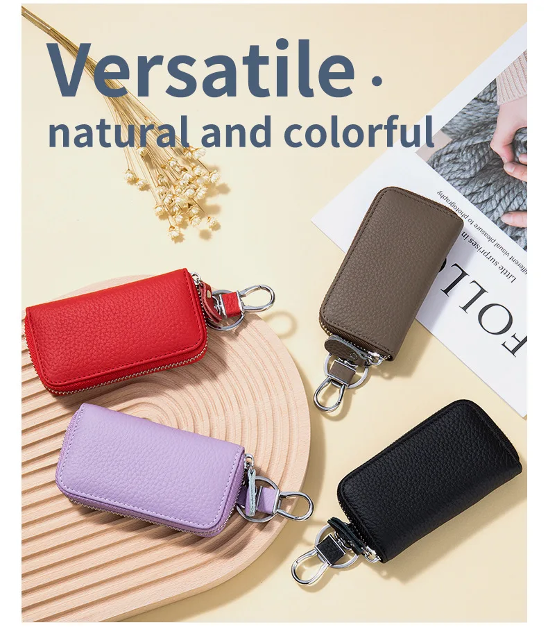Key Case Multifunctional Zipper Men's Household Key Case