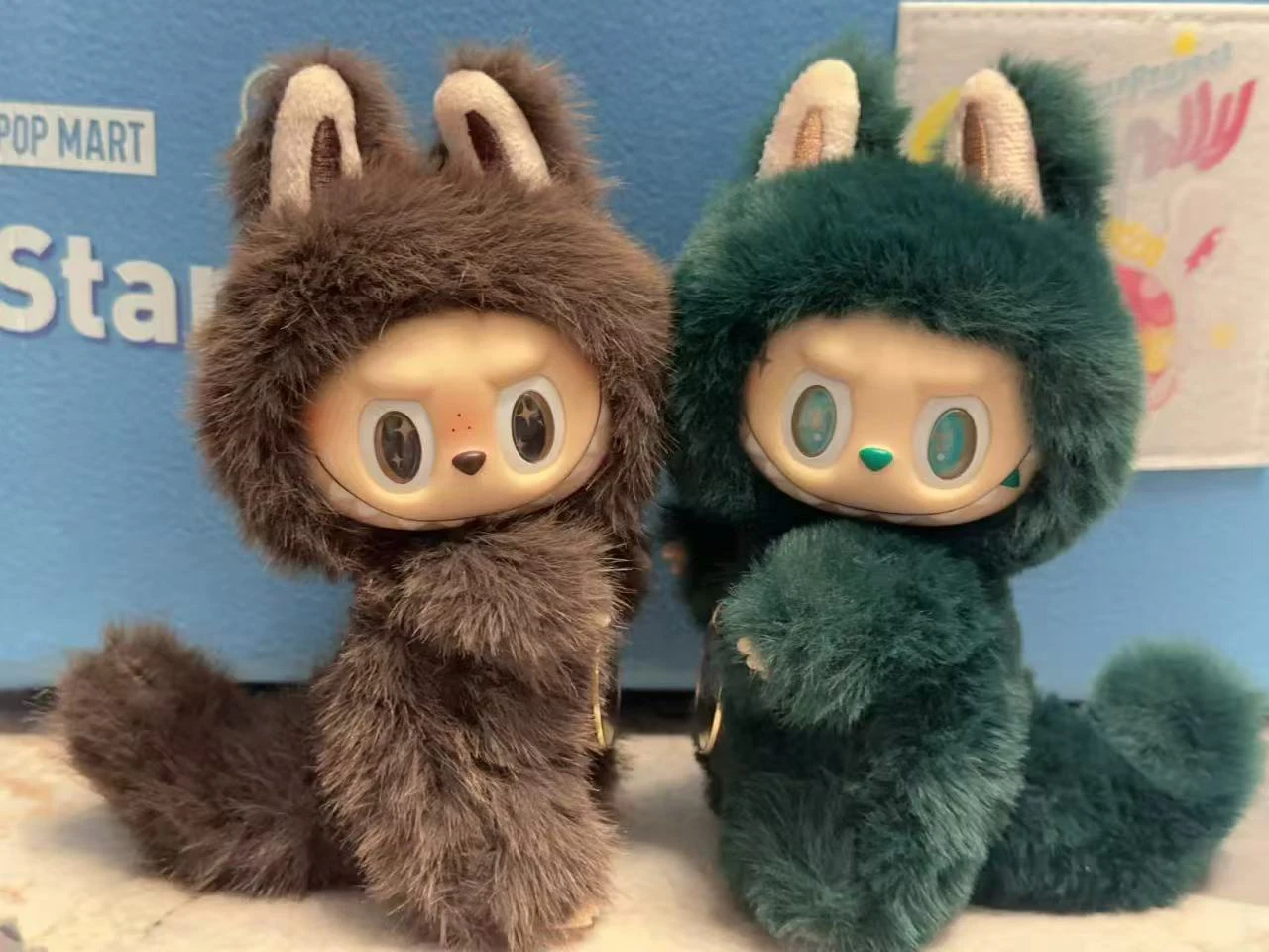 Labubu-style 17CM plush doll with vinyl face and soft costume – collectible gift toy with free shipping to Singapore.