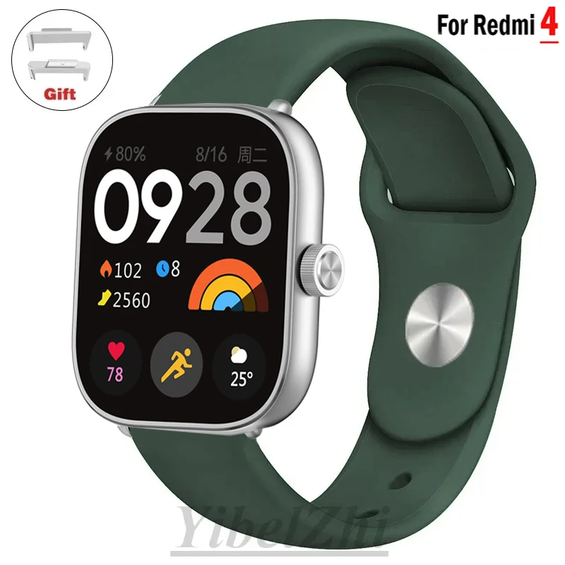 Soft Silicone Sport Bracelet Strap for Smartwatch Wristband Accessories