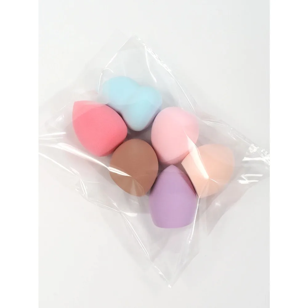 Versatile Beauty Sponge Set - Multi-Pack of Assorted Colors & Shapes for Effortless Makeup Application