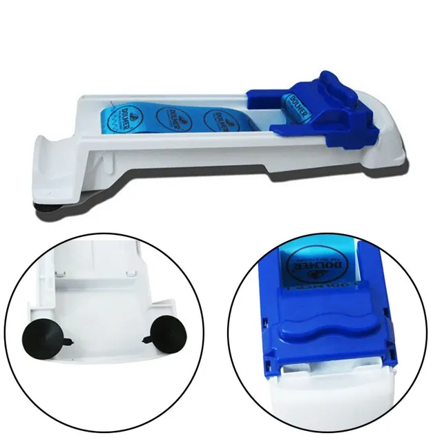 1pc White and Bule Vegetable Meat Rolling Machine Stuffed Grape Leaf Meat Roller Wrapping Cabbage Meat Rolling Kitchen Gadget 5