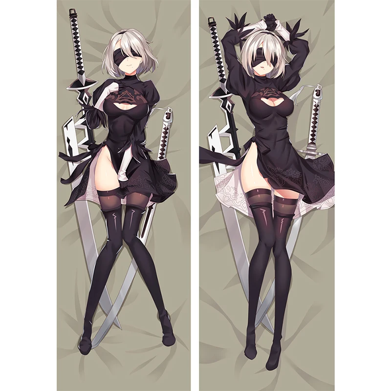 

Nier: Automata 2B Anime Dakimakura Body Pillow Cover Yorha No. 2 Type B 02 Anime Dakimakura Japanese Style Otaku Pillowcases