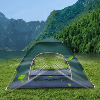 2-3Person Outdoor Pop Up Tent Waterproof Automatic Camping UV Protection Tents Llightweight Instant Setup Tourist Sun Shelter 3