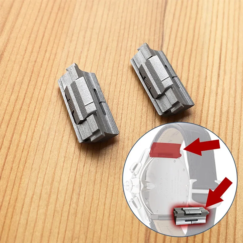 Cinturino Metallico Di Precisione Componenti Modulari Inserti Interni Per Roadster De Cartier 2618 2826 Cinturino In Pelle Per Orologio