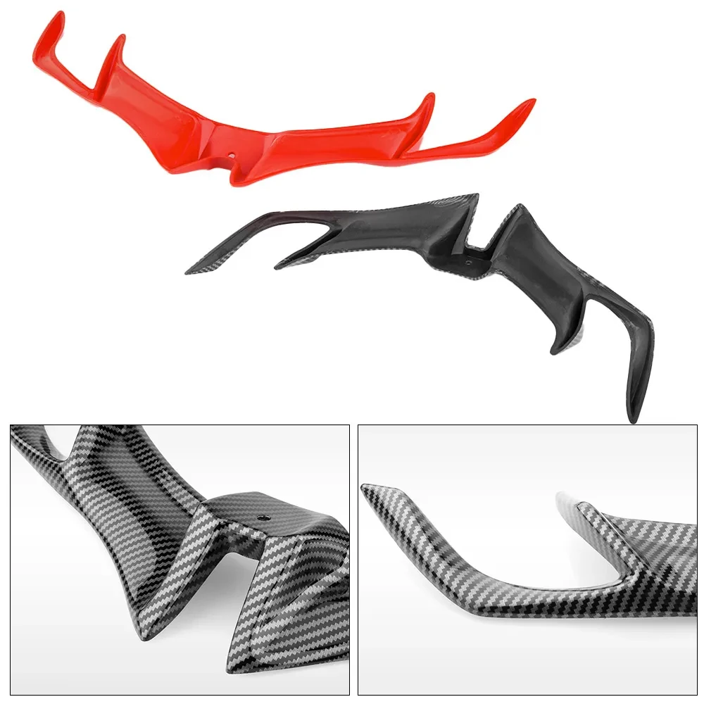 Motorcycle Fairing Front Winglet Wing Cover Trim For YAMAHA R15 V3 Shark Fin Beak