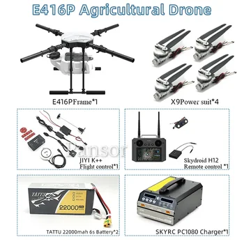 EFT E416P 농업용 분무기 프레임 키트, 16L 물 탱크, 4 축 접이식, 380mm, 40mm Hobbywing X8 모터 호환