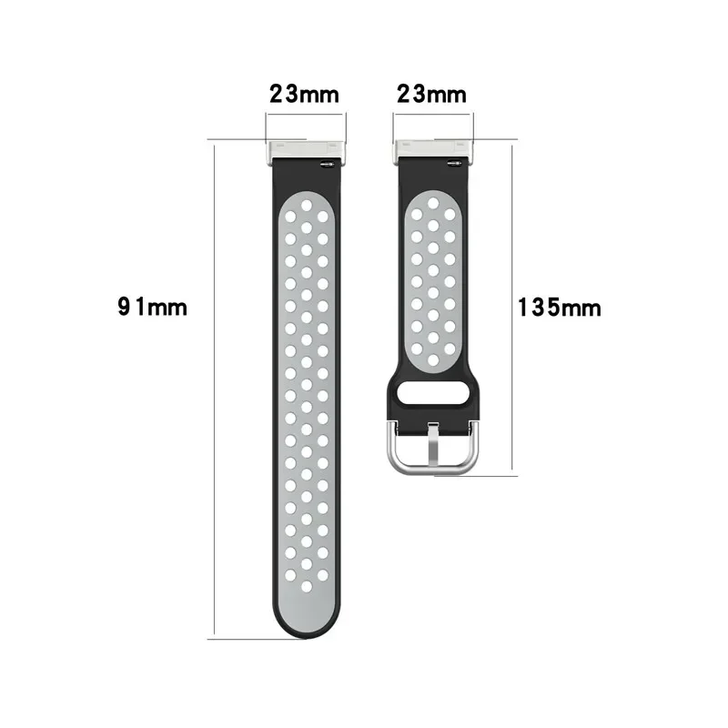 Premium Silicone Smart Watch Replacement Strap - Versatile and Durable Wristband Accessory