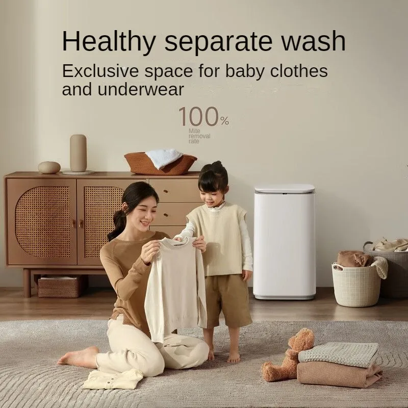 Mijia washing machine Mini Wave Wheel 3kg fully automatic Small children Household underwear Removing mites from underwear baby 4