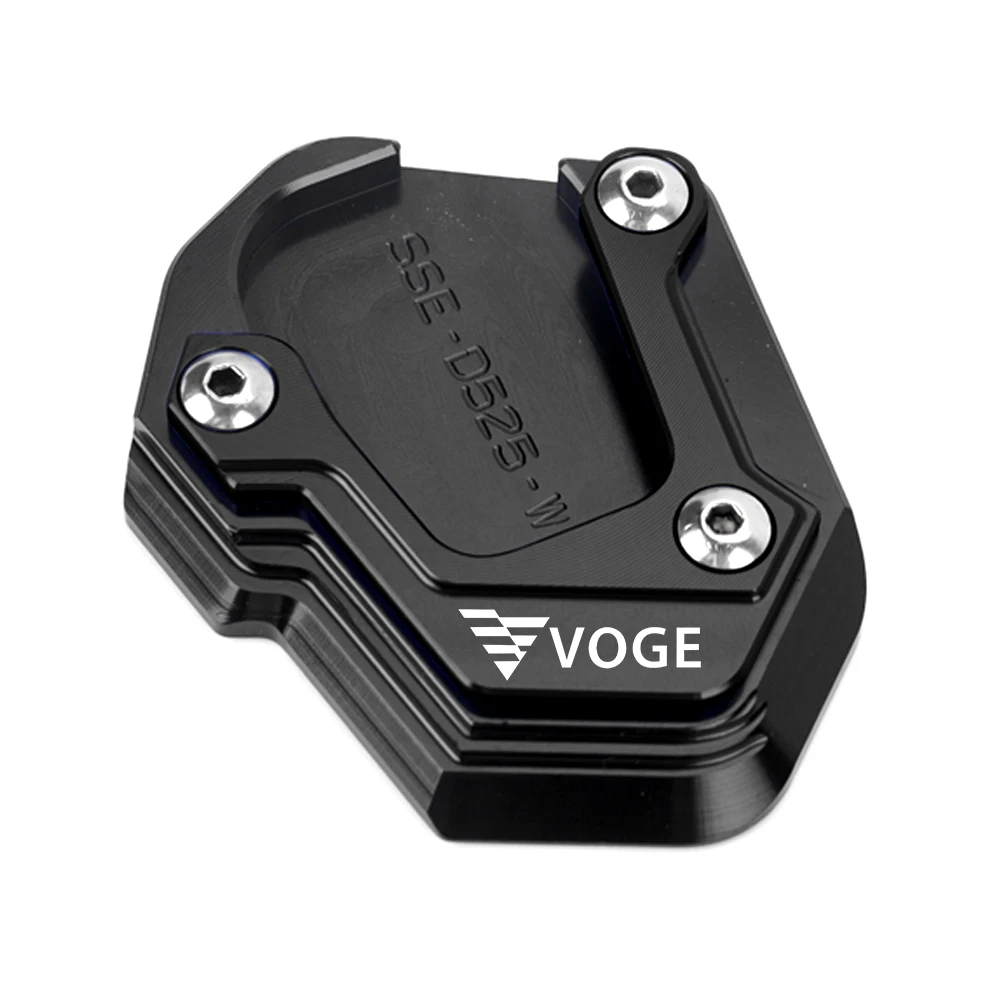 Motorcycle kickstand motorcycle kickstand pad motorcycle kickstand extender For VOGE DS625X 300Rally DS525X DS900X-2025 Accessories Side Stand Extension Kickstand Plate DSX 525 900 525dsx