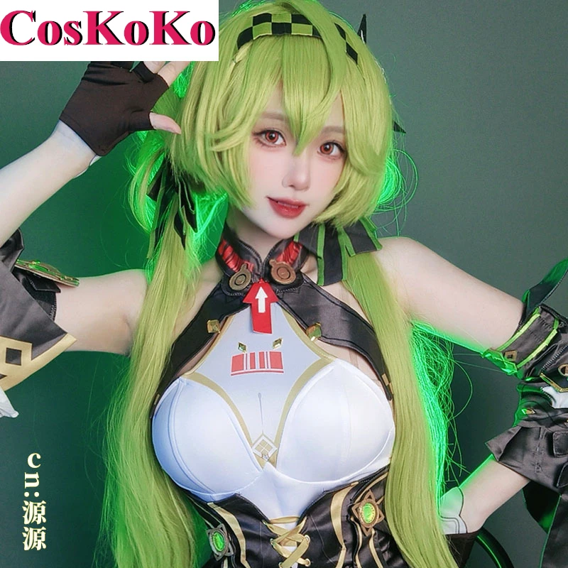 

CosKoKo Ai Hyperion Cosplay Anime Game Honkai Impact 3rd Costume Gorgrous Sweet Combat Dress Women Party Role Play Clothing