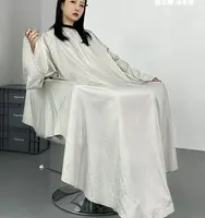 Professional Barber Wrap with Sleeve Hairdressing Aprons Hair Salon Haircutting Cape Waterproof Hairdresser Barber Apron 1