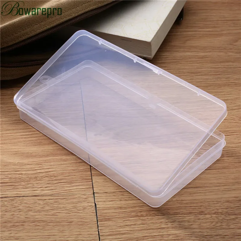 Makeup Storage Box Jewelry Container Small Clear Plastic Box Case Mobile Phone Multi-function Tool Beads 17.2 X9.8x2.1cm