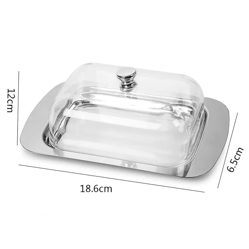 Butter Box Bpa Free Butter Dish Stainless Steel Dishes Bpa-free Storage Solutions Home Restaurant Hotel Serving butter storage box