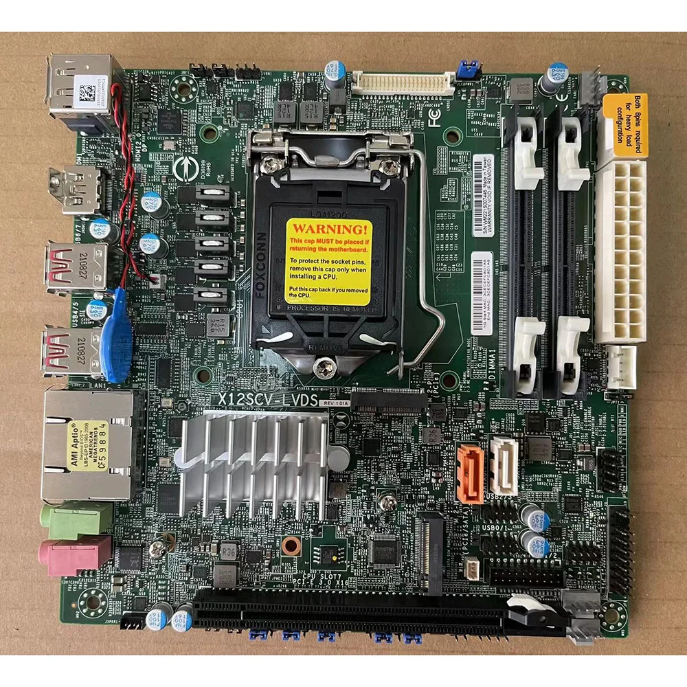 X12SCV-LVDS Server Motherboard For Supermicro ITX NAS SODIMM Support W-1200 High Quality 6 X12SCV-LVDS Server Motherboard For Supermicro ITX NAS SODIMM Support W-1200 High Quality - Image 4