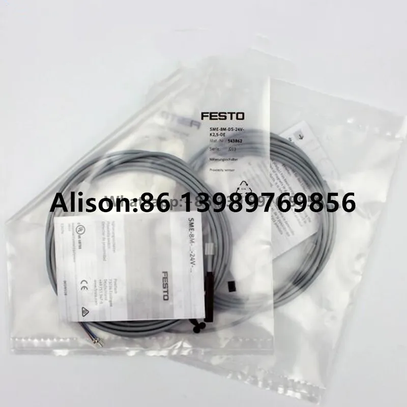 

FESTO proximity switch SME-8M-DS-24V-K-0.3-M8D 543861 SME-8M-DS-24V-K-2.5-OE 543862 SME-8M-DS-24V-K-5.0-OE 543863