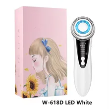  2022 Facial Massager RF Microcurrent Mesotherapy Electroporation LED Skin Rejuvenation Remover Wrinkle Lifting Beauty 