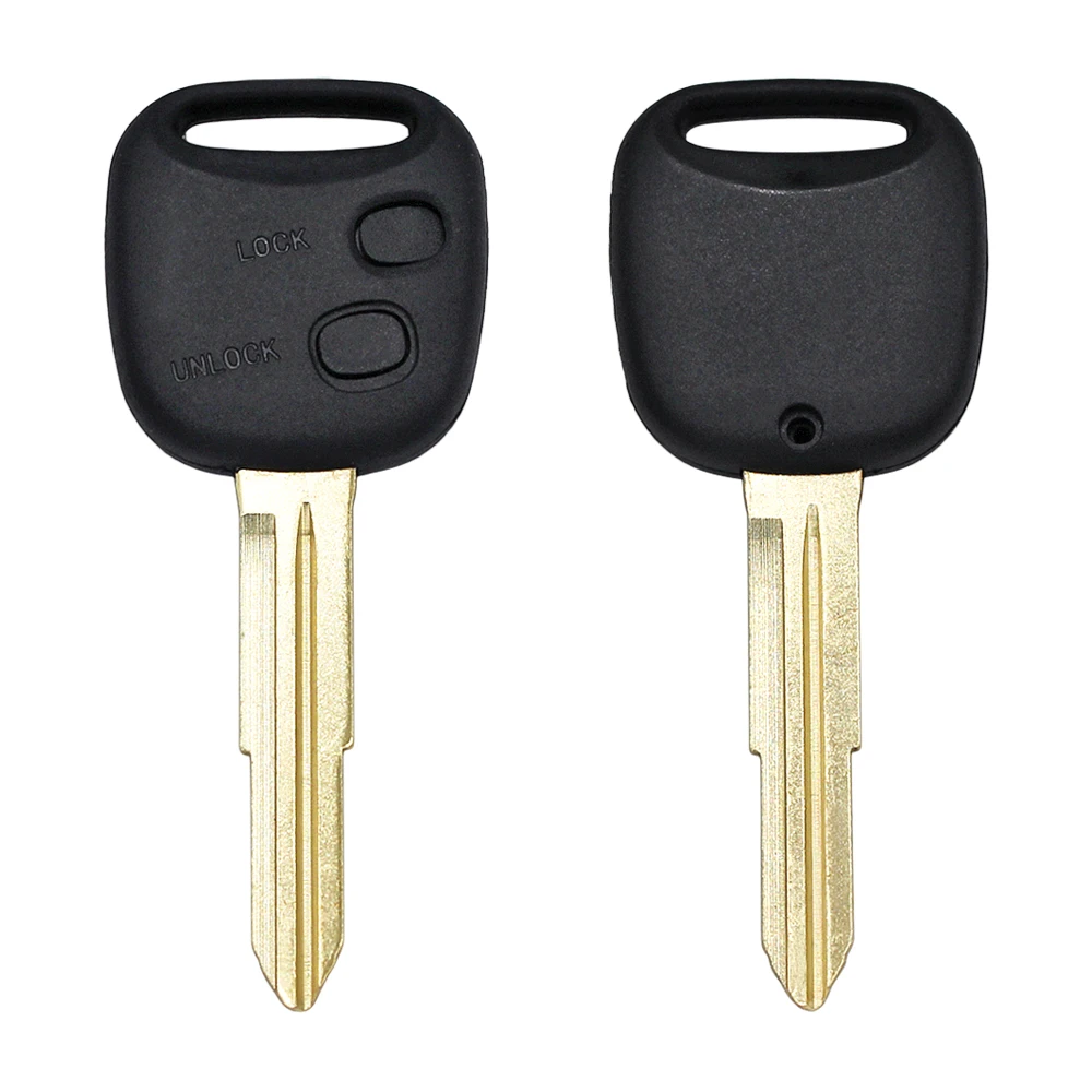 Ecusells 2 Buttons Replacement Remote Key Shell Case Cover Fob for Daihatsu Charade Cuore Esse Materia Mira Sirion Terios