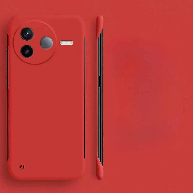 Frameless Slim Matte Shockproof Hard PC Candy Bumper Case